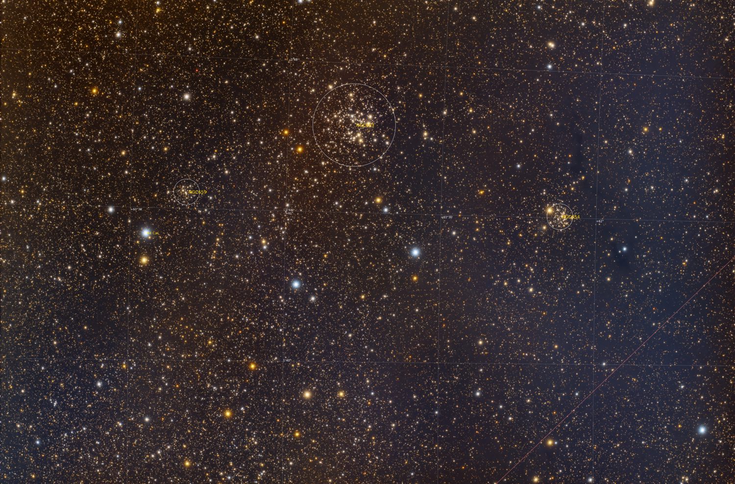 Kasiopeja Open cluster