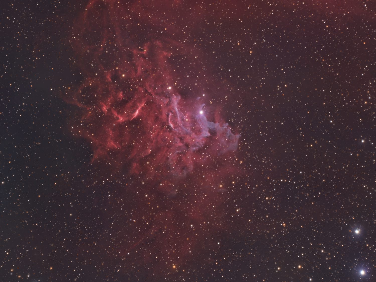 IC 405 - Meglica Goreča zvezda (The Flaming Star)