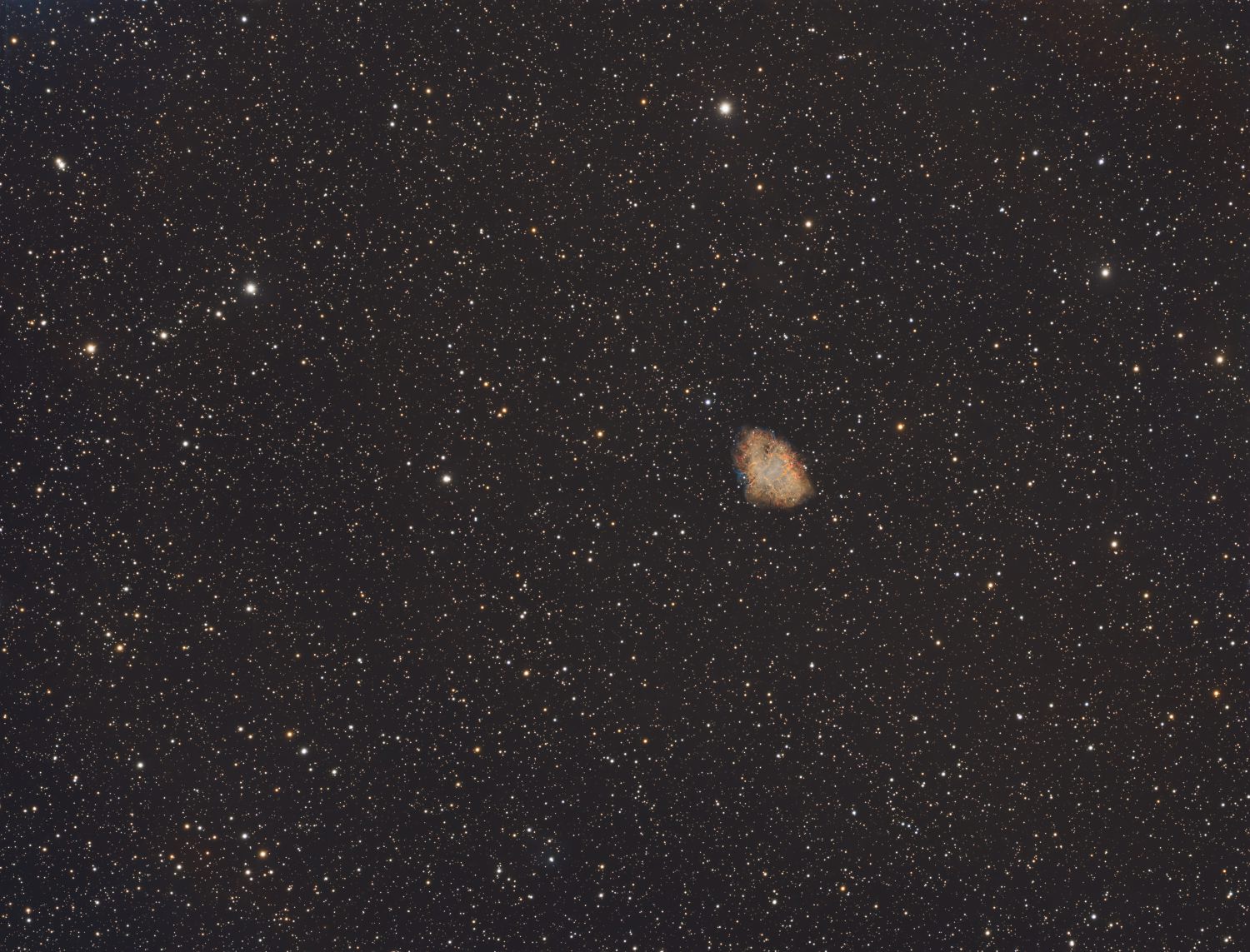 M1 (Messier 1) - Rakova meglica (Crab nebula)
